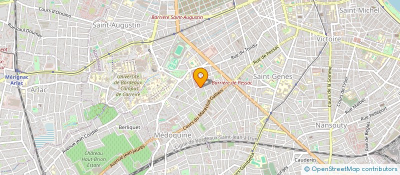 localisation de l'entreprise IDISS CONSEIL à BORDEAUX