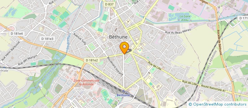 localisation de l'entreprise IDJ à BETHUNE