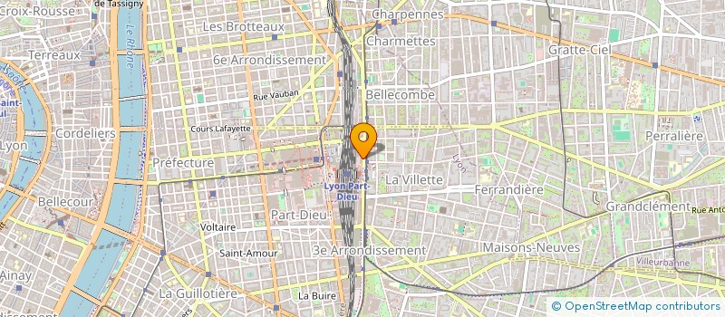 localisation de l'entreprise IDJ  LYON