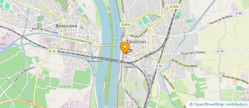 localisation de l'entreprise IDJ  BEAUCAIRE