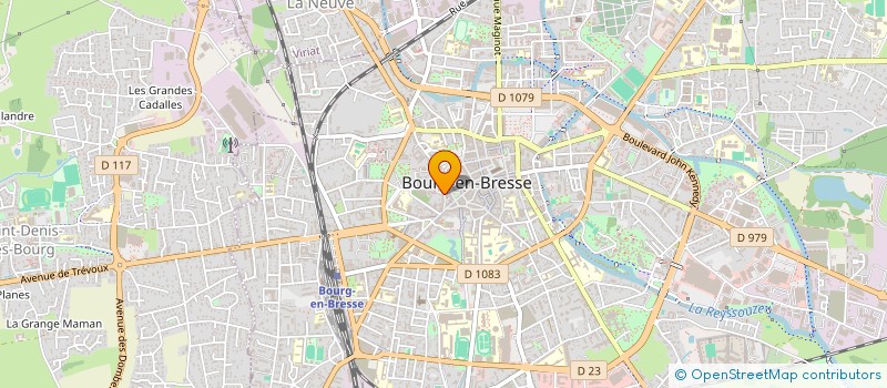 localisation de l'entreprise IDJ IMMOBILIER à BOURG-EN-BRESSE