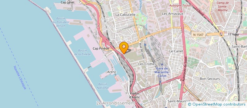 localisation de l'entreprise IDJEUR à MARSEILLE