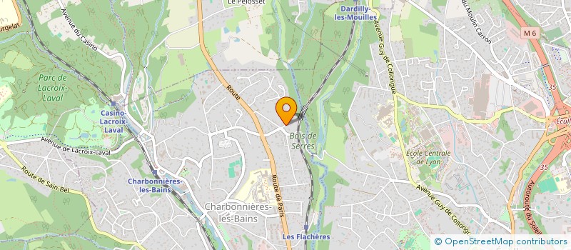 localisation de l'entreprise IDJI  CHARBONNIERES-LES-BAINS