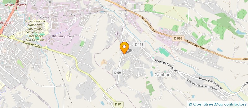 localisation de l'entreprise IDJI SERVICES ALBI à CAMBON