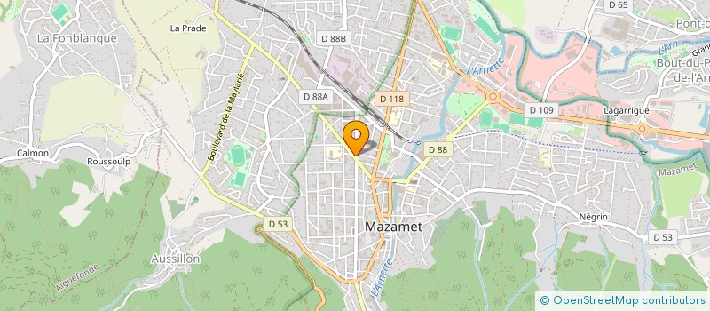 localisation de l'entreprise IDJR FORESTIER  MAZAMET