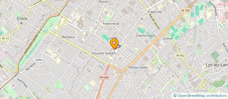 localisation de l'entreprise IDK 2  ROUBAIX