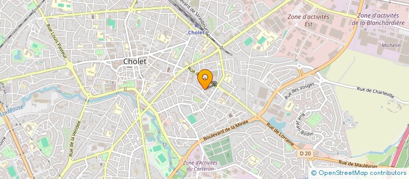 localisation de l'entreprise IDK à CHOLET