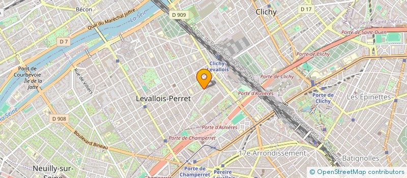 localisation de l'entreprise IDK FONCIERE à LEVALLOIS-PERRET