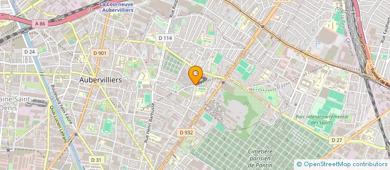 localisation de l'entreprise IDL  AUBERVILLIERS