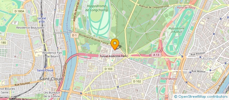 localisation de l'entreprise IDL CONSULT  BOULOGNE-BILLANCOURT