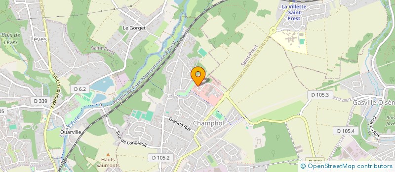 localisation de l'entreprise IDLCC à CHAMPHOL