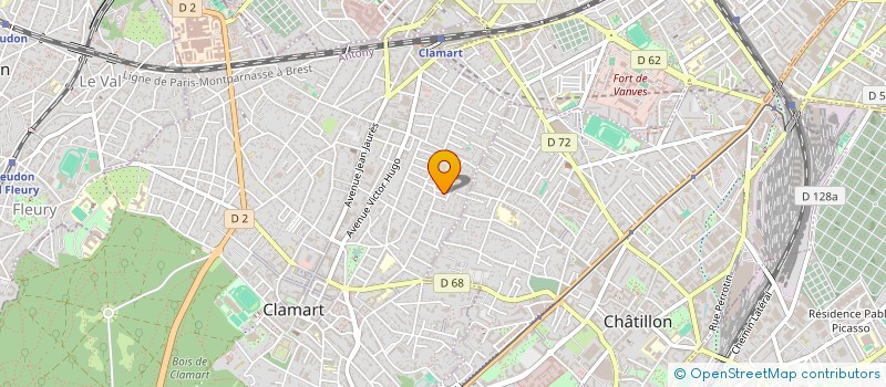 localisation de l'entreprise IDLINK à CLAMART