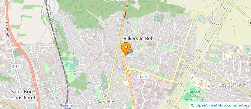 localisation de l'entreprise IDLY GUILD EUROPE  VILLIERS-LE-BEL