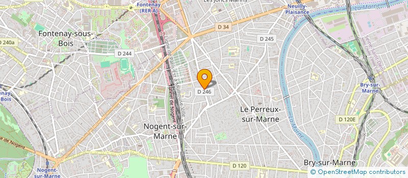 localisation de l'entreprise IDM à LE PERREUX-SUR-MARNE