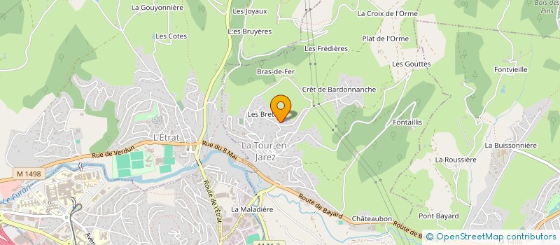 localisation de l'entreprise IDM 5  LA TOUR-EN-JAREZ