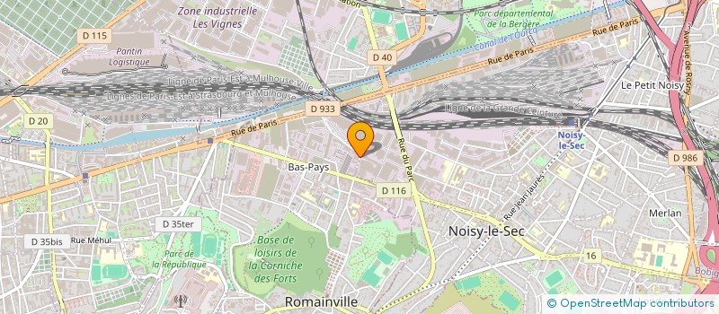 localisation de l'entreprise IDM à ROMAINVILLE