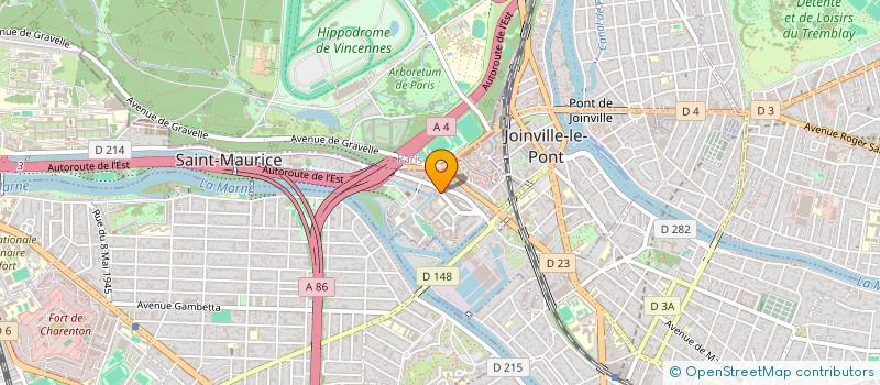 localisation de l'entreprise IDM - CLIM CONFORT à SAINT-MAURICE