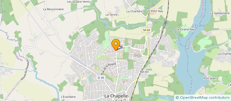 localisation de l'entreprise IDM CONSULTANTS à LA CHAPELLE-SUR-ERDRE
