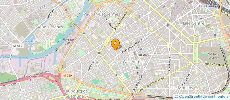 localisation de l'entreprise IDM PRINT  LILLE