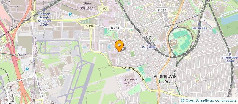 localisation de l'entreprise IDM SERVICES à ORLY