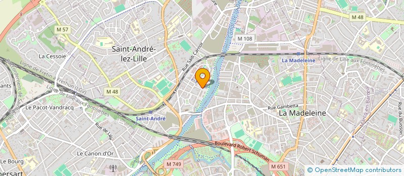 localisation de l'entreprise IDMA à SAINT-ANDRE-LEZ-LILLE