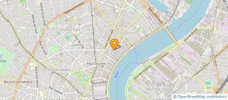 localisation de l'entreprise IDMAGNIN CONSEIL  BORDEAUX