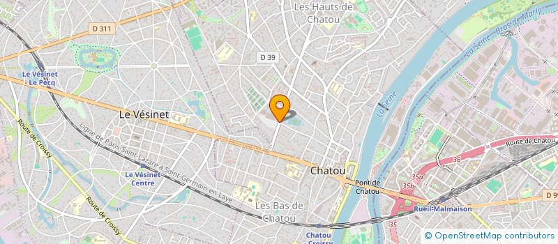 localisation de l'entreprise IDMATICS SA  CHATOU