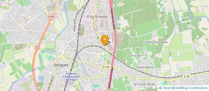 localisation de l'entreprise IDME PESAGES  SORGUES