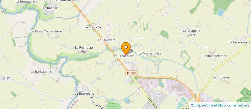 localisation de l'entreprise IDMECA à SAINT-FULGENT