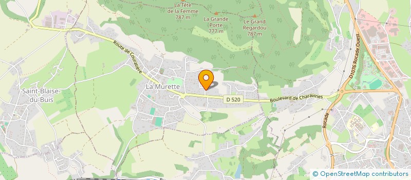 localisation de l'entreprise IDMI  LA MURETTE