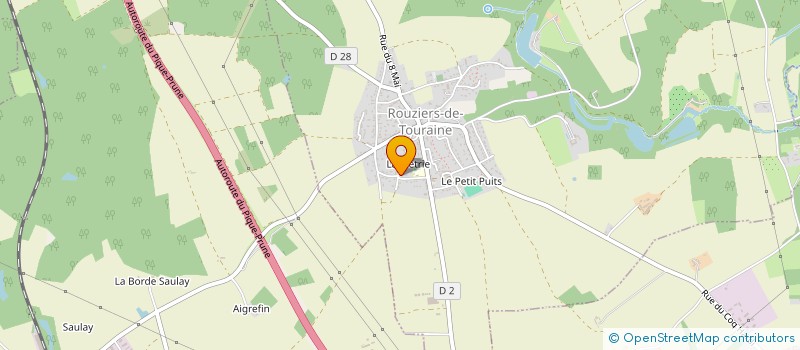 localisation de l'entreprise IDMJ  ROUZIERS-DE-TOURAINE