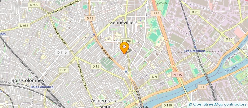 localisation de l'entreprise IDMO SARL  GENNEVILLIERS