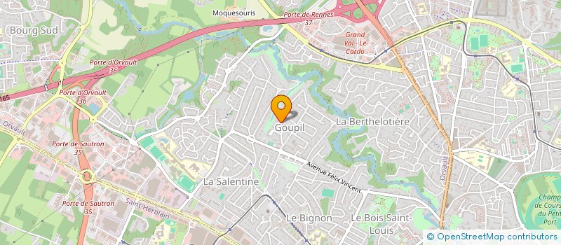 localisation de l'entreprise IDN EXPRESS à ORVAULT