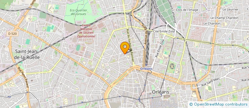 localisation de l'entreprise IDN PLOMBERIE à ORLEANS