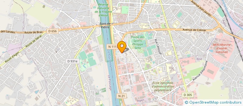 localisation de l'entreprise IDNCO à AGEN