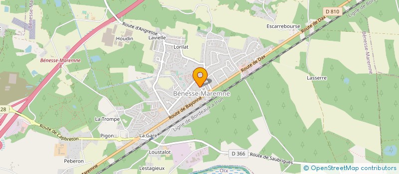 localisation de l'entreprise IDO CONSTRUCTIONS à BENESSE-MAREMNE