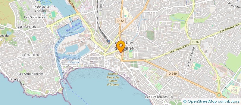 localisation de l'entreprise IDOC'S MENUISERIE à LES SABLES D'OLONNE