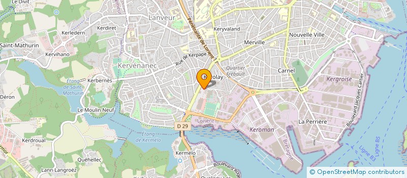 localisation de l'entreprise IDOINE à LORIENT