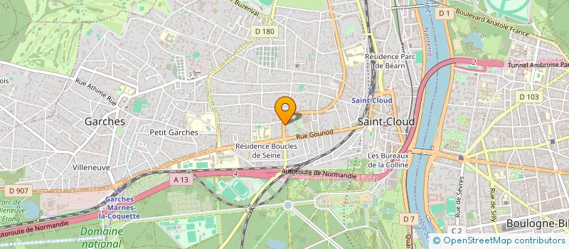 localisation de l'entreprise IDOINE à SAINT-CLOUD