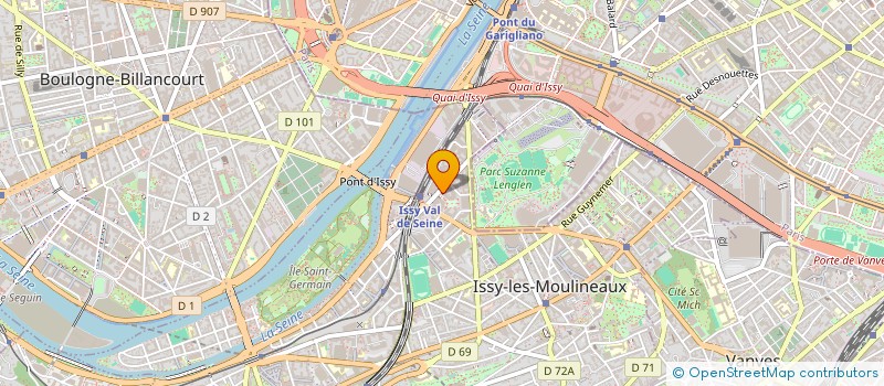 localisation de l'entreprise IDOMED MEDICAL à ISSY-LES-MOULINEAUX