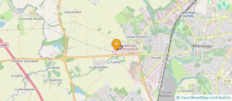 localisation de l'entreprise IDOMYS à MONTAIGU-VENDEE