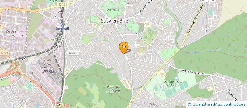 localisation de l'entreprise IDONEAM à SUCY-EN-BRIE
