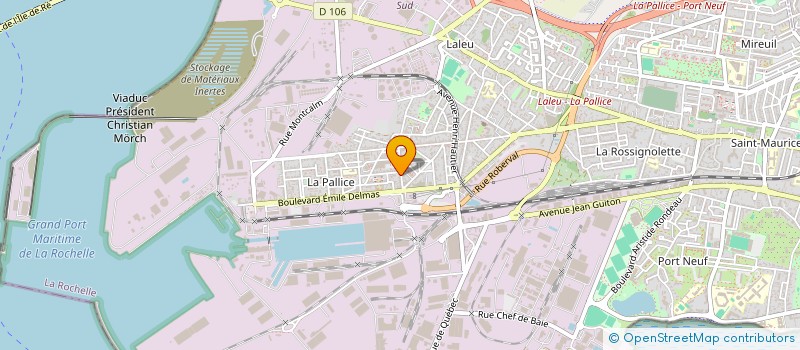 localisation de l'entreprise IDONEO HAIR STUDIO à LA ROCHELLE