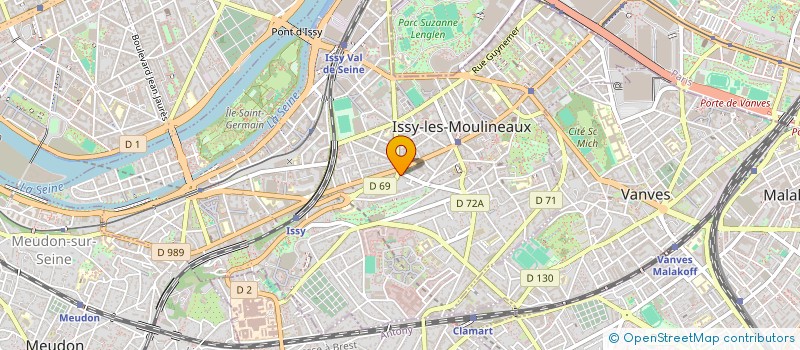 localisation de l'entreprise IDOOWA à ISSY-LES-MOULINEAUX
