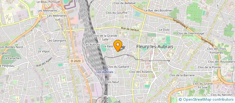 localisation de l'entreprise IDOU PROPRETE à FLEURY-LES-AUBRAIS