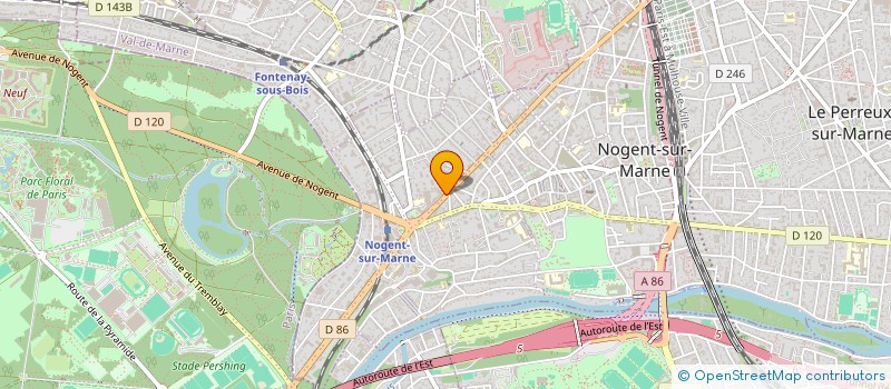 localisation de l'entreprise IDOUHSAINE  NOGENT-SUR-MARNE