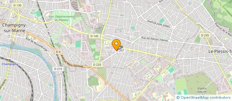 localisation de l'entreprise IDOUSKA à CHAMPIGNY-SUR-MARNE