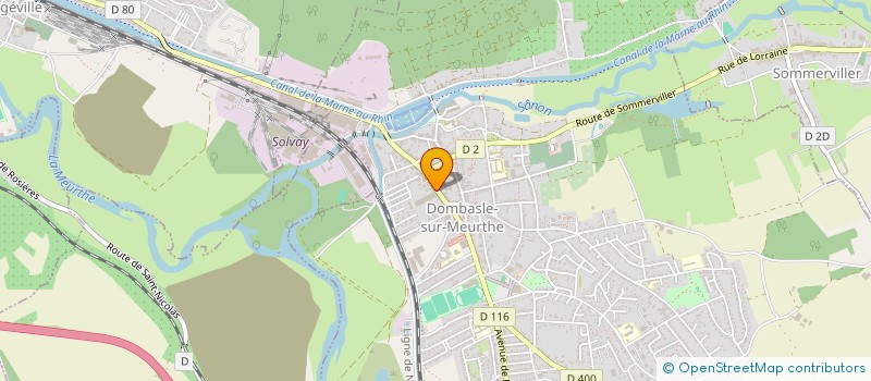 localisation de l'entreprise IDOUX ET FILS S A R L à DOMBASLE-SUR-MEURTHE