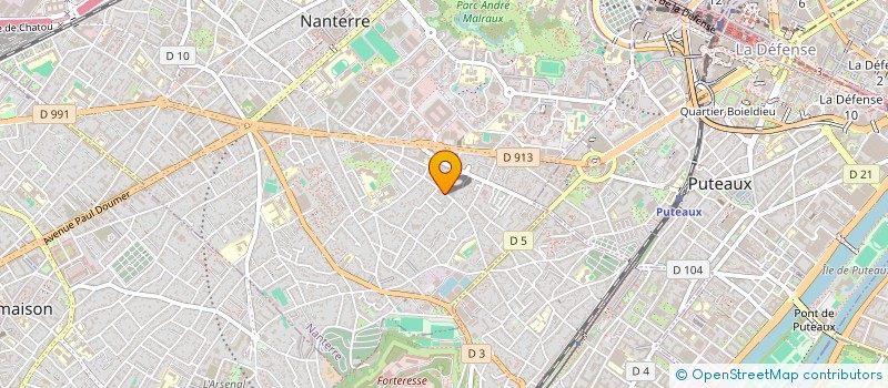 localisation de l'entreprise IDOUYAOUD ET SABRI à NANTERRE