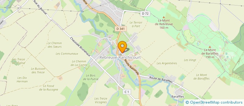 localisation de l'entreprise IDP à REBREUVE-RANCHICOURT